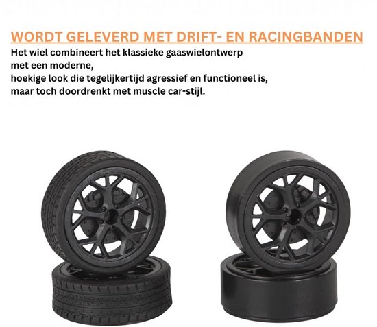 ApexArte® RC Auto Volwassenen - Bestuurbare Auto voor Buiten - Offroad - Blauw