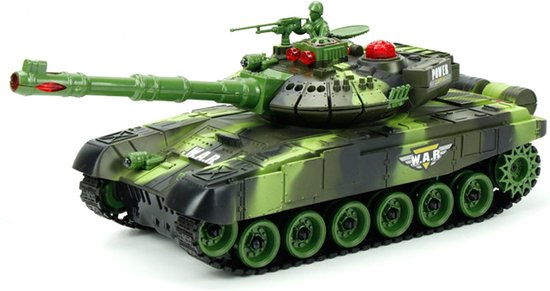 Ariko XXL RC Speelgoed Tank - Op Afstand bestuurbare Radiografische Tank Met Afstandsbediening - Met Geluid & Licht Effecten - Met Interne Accu - 2.4Gz - Schaal 1:14