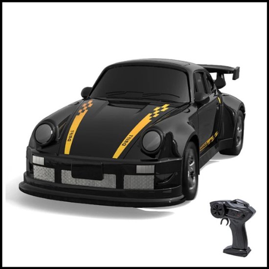 KF20 Black 1B BX 1/64 RC Drift Auto - 4WD - 2.4G Supersnelle Mini GTR - Afstandsbediening - RC Speelgoed voor Kinderen & RC Fans