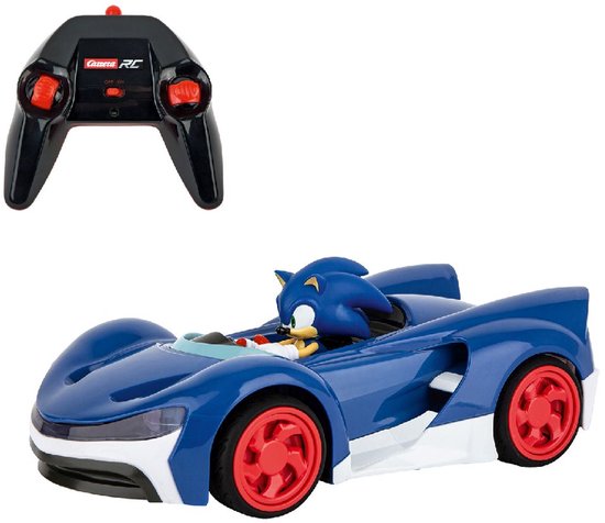 Carrera RC voertuig - Bestuurbare RC Auto - Team Sonic Racing - 2,4GHz - 27 cm - T/m 9 km/u - 1:18