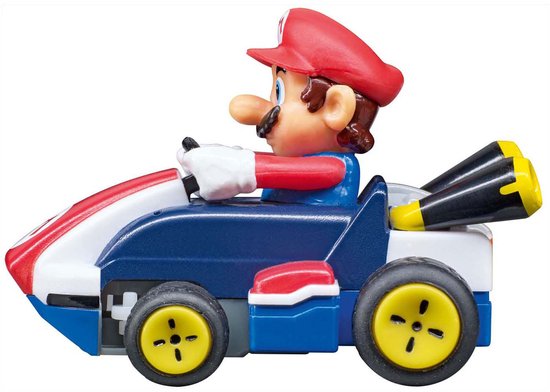 Carrera RC voertuig Auto - RC Auto Mini - Mario Kart - Mario - 6,2cm Lang - 2,4GHz RC Model Kant en Klaar - Carrera -