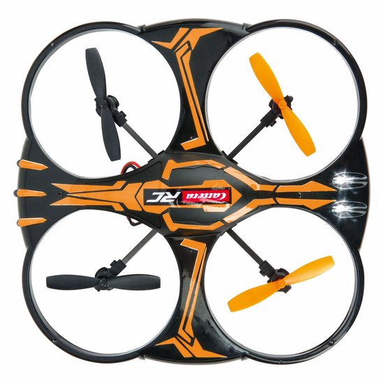 Carrera RC voertuig - RC Quadcopter X2 Drone - Zwart/Oranje - 2,4GHz RC Model Kant en Klaar - Carrera -