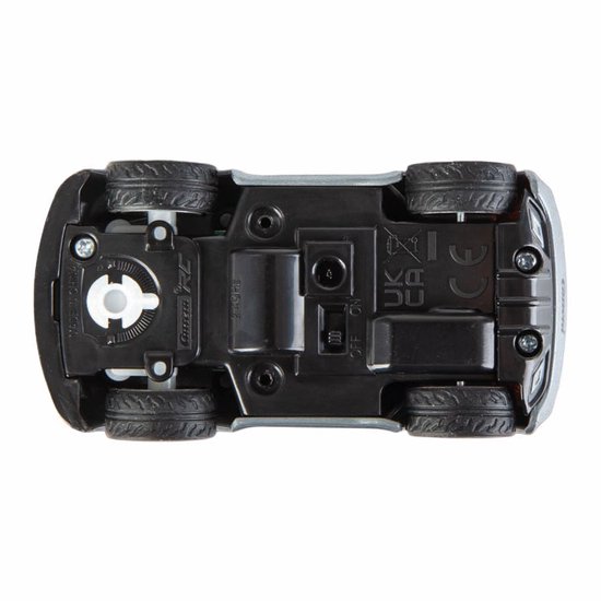 Carrera RC voertuig - Mini RC Auto - Voetbal - Bundesliga - Grijs - 2,4GHz RC Model Kant en Klaar - 1:43 -