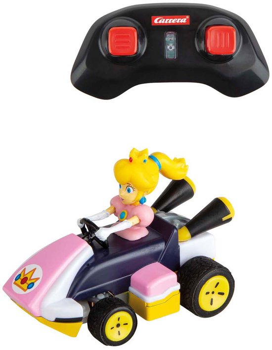 Carrera RC voertuig Auto - RC Auto Mini - Mario Kart - Peach - 6,2cm Lang - 2,4GHz RC Model Kant en Klaar - Carrera -