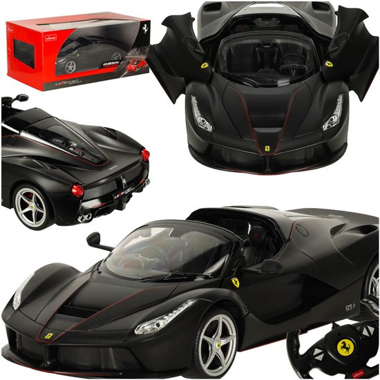 Rastar - Ferrari LaFerrari Aperta 1:14 RC Auto – Bestuurbare Auto - Exclusieve Radiografische Sportwagen met Realistisch Design en Luxe Afwerking – Ideaal Verzamelmodel voor Autoliefhebbers – Perfect Cadeau voor Jong en Oud – Met Ebook