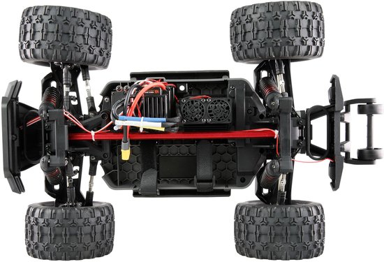Amewi Hyper Go MTX10 Grijs Brushless 1:10 RC auto Elektro Monstertruck RTR 2,4 GHz