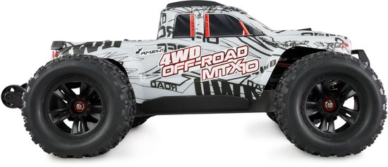 Amewi Hyper Go MTX10 Grijs Brushless 1:10 RC auto Elektro Monstertruck RTR 2,4 GHz