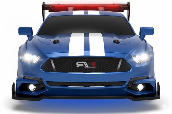 PolkaHome® Zeer snelle RC drift car - RC drift auto - RC car - RC auto drift speelgoed - Drift auto afstandsbestuurbaar 20km/uur 1:24 Afstandsbediening Driftauto, 2.4Ghz 4WD Afstandsbediening Auto met Verlichting, bestuurbare auto