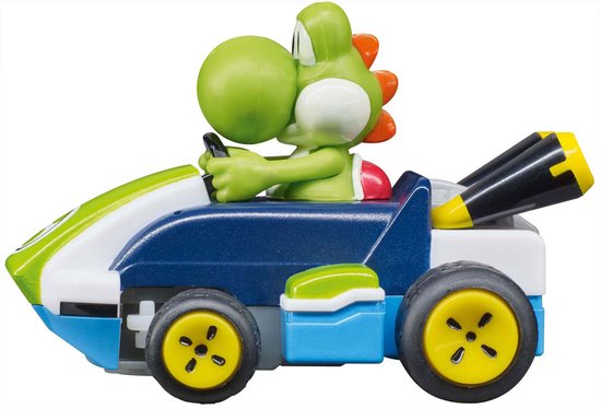 Carrera RC voertuig Auto - RC Auto Mini - Mario Kart - Yoshi - 6,2cm Lang - 2,4GHz RC Model Kant en Klaar - Carrera -