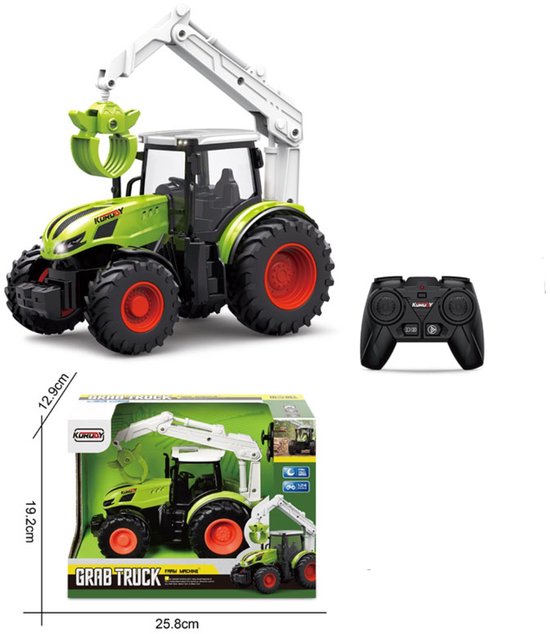 Korody RC Tractor met Boomstamgrijper