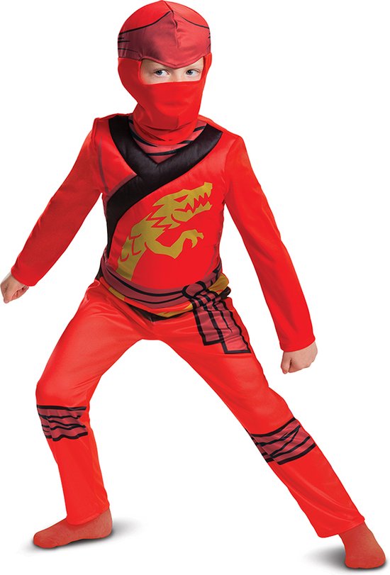 LEGO - NINJAGO, Kai Fancy Aankleden, Maat S (4-6 jaar), Jongens