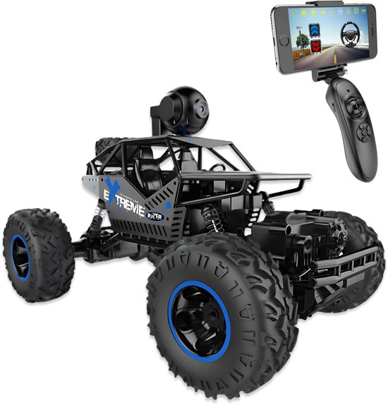 DreamGoods Bestuurbare Auto met Camera - Draaibare HD Camera - RC Auto voor Volwassenen & Kinderen - Offroad Race Car - voor Buiten en Binnen