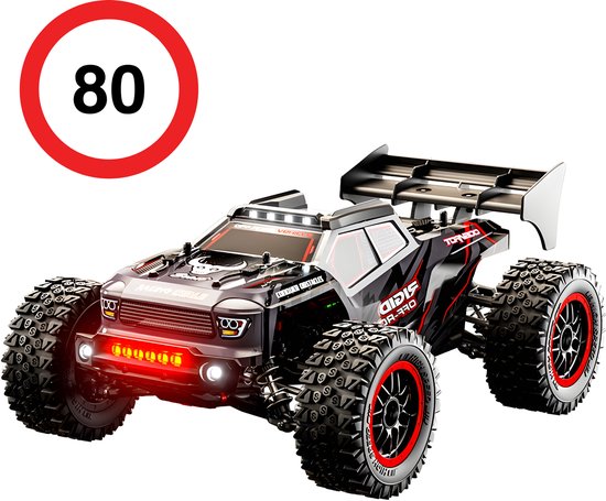 DreamGoods Bestuurbare RC Auto - 80km/h - PRO MAX - Top Speed Race Auto - 1:20 Offroad Drift Car - Afstandbestuurbaar - Radiografisch - Waterdicht - Bestuurbare Auto voor Buiten - RC Auto Volwassenen - 50 / 80 km per uur - voor Jongens