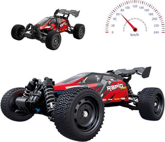DreamGoods Bestuurbare RC Auto - 70km/h - ULTIMATE EDITION - Top Speed Race Auto - 1:20 Offroad Drift Car - Afstandbestuurbaar - Radiografisch - Waterdicht - Bestuurbare Auto voor Buiten - RC Auto Volwassenen - meer 50 km per uur - voor Jongens