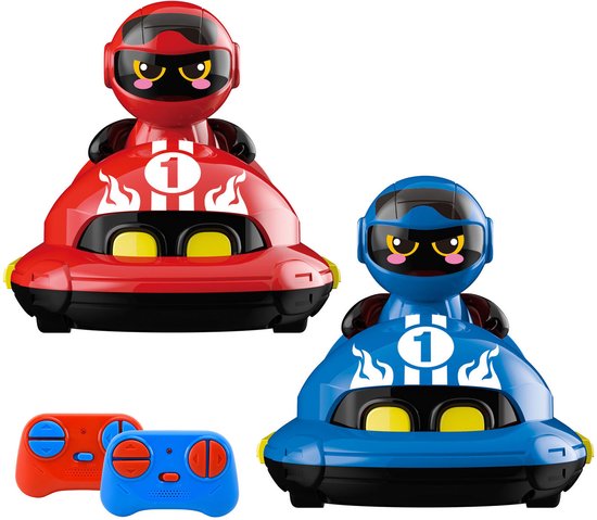 RC Botsauto Set – 2 Stuks Radiografisch Bestuurbare Auto’s met Afstandsbediening – Speelgoed voor Kinderen vanaf 3 Jaar