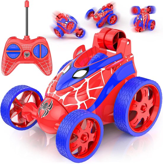Kinder Afstandsbedienbare Spin Auto - 360° Grappige Stunts & LED Licht - Geschikt voor 3-7 Jaar
