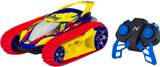 RC Auto Nikko VelociTrax Rally Red - Bestuurbare Off-Road Rupsbandvoertuig met 360° spins - 14 km/u – vanaf 8 jaar