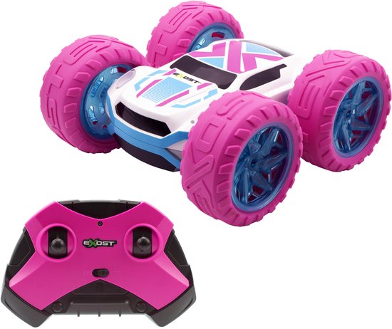 Afstandsbediening auto - SILVERLIT - 360 CROSS FLASH PINK - 2,4 GHz - Schaal 1:18