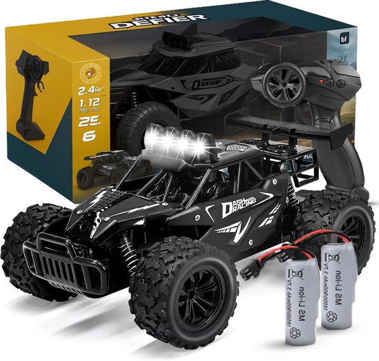 Little Monkeez RC Bestuurbare Auto X15 Beast - 1:16 All-Terrain met 40+ Min Speeltijd - 20 km/h