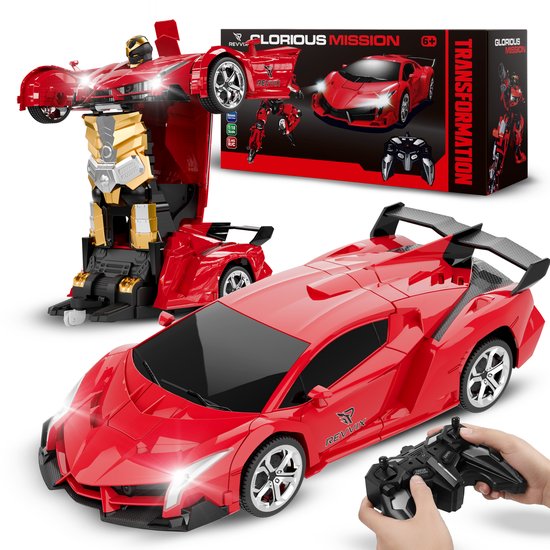 Revvix Bestuurbare Auto - RC Auto met 2 Accu's - Afstandsbestuurbare Auto - RC Drift Car - voor Jongens & Volwassenen - Race Auto op Afstandsbediening - Radiografisch Afstandbestuurbaar - Buiten & Binnen