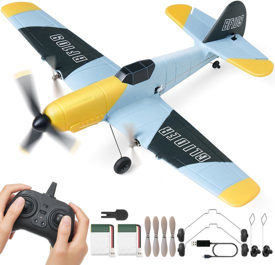 VEVOR RC Vliegtuig WWII Model Speelgoed Kinderen EPP 2,4 GHz Afstandsbediening