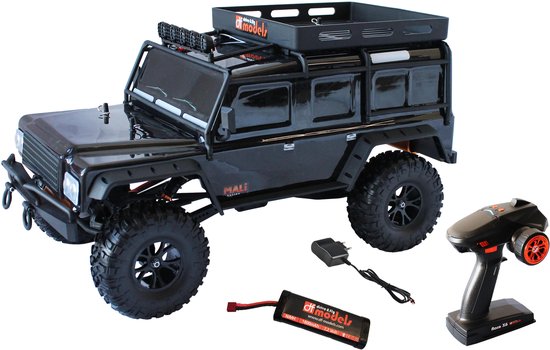 DF-4J Crawler zwart 2-Gang-LED Ready to Run (RTR)