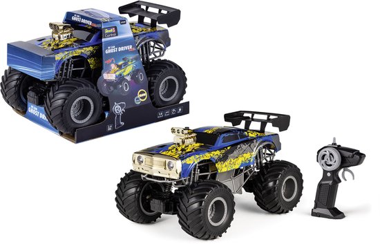 Revell RC voertuig - 24589 RC Monster Truck - GhostDriver XXL - 43x29x26,4cm - 2,4GHz RC Model Kant en Klaar - 1:8 - Elektrisch