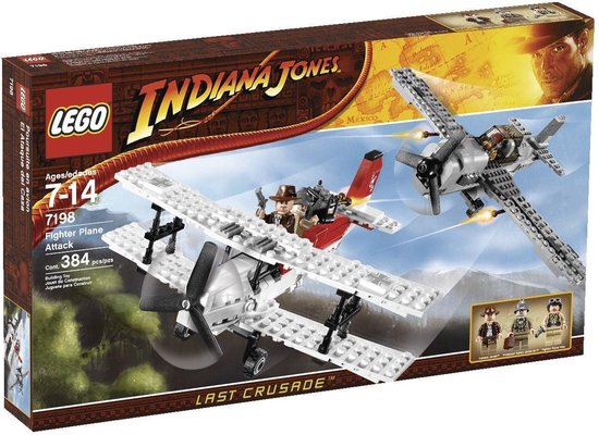 LEGO Indiana Jones Gevechtsvliegtuig Aanval - 7198