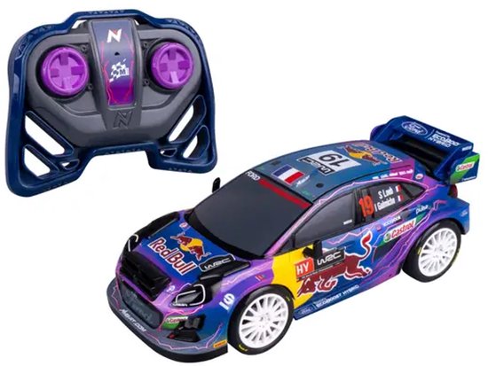 Nikko - Red Bull Ford Puma - Afstandsbediening - Schaal 1:18 - Nacht Mode Auto