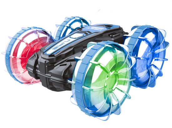 Waterproof RC Auto - speelgoed auto - Radiobestuurde Amfibieauto - All-Terrain Off-road Voertuig - Met Spectaculaire Stunten - Buiten en Binnen - Sinterklaascadeau - Kerstcadeau