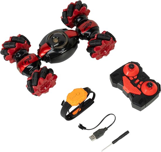 Silvercloud Red RC BUGGY met dual control afstandsbediening voor Cross Stunts