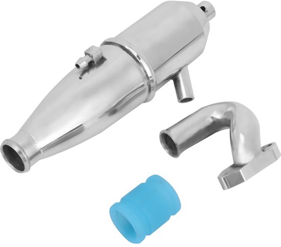 Aluminium zijuitlaatpijp voor 1/10 HSP RC Nitro Buggy Auto-onderdelen Vrachtwagenmotoronderdelen