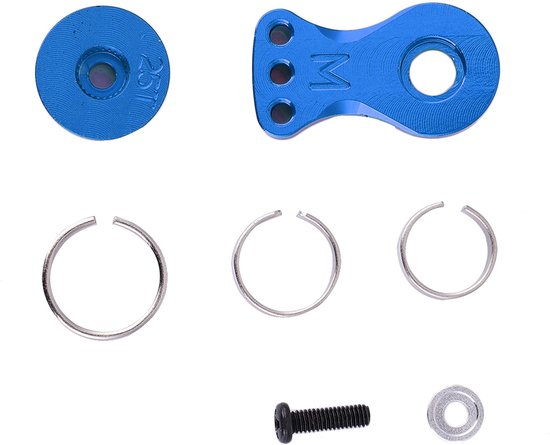 25T Buffer Metalen Stalen Ring Tandwiel Arm RC Voertuig voor 1/10 1/8 RC Auto (N10221NB Blauw)