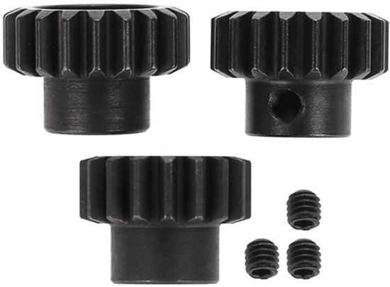 M1 ￠5mm 17T-19TT 20T-22T metalen rondselmotortandwiel voor 1/8 RC Buggy Truck-auto (20T-22T)