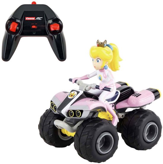 Carrera RC voertuig Auto - RC Mario Kart - Peach - Quad 2,4GHz RC Model Kant en Klaar - Carrera Bestuurbare Auto