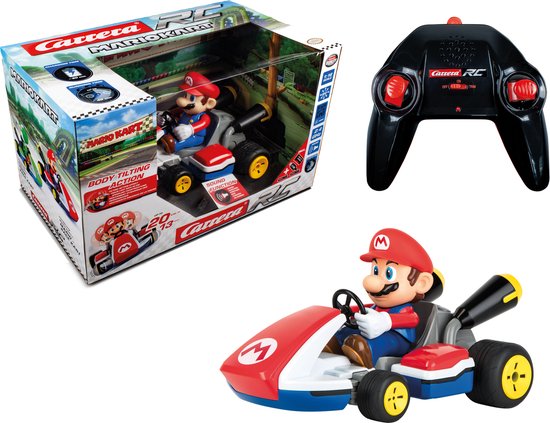 Carrera RC voertuig Auto - RC Mario Kart - Pipe Kart - Mario met Geluid - Schaal 1:16 - 2,4GHz RC Model Kant en Klaar - Carrera Bestuurbare Auto