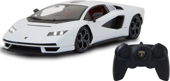 Jamara RC voertuig Auto - 402165 RC Sport Auto Lamborghini Countach LPI 800-4 - Wit - 2,4GHz RC Model Kant en Klaar - 1:16 Bestuurbare Auto