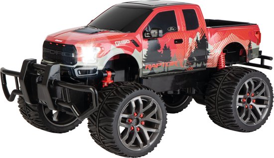 Carrera RC voertuig Auto - RC Auto Ford Raptor F-150 r/b - Rood - 2,4GHZ RC Model Kant en Klaar - 1:14 Bestuurbare Auto