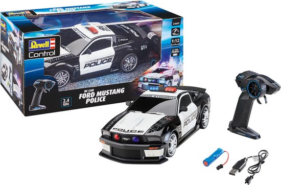 Revell RC voertuig Auto - 24665 RC Car Ford Mustang Police RC Model Kant en Klaar - 1:12 Bestuurbare Auto