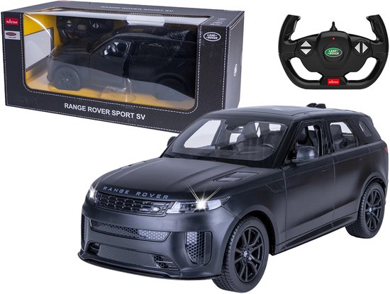Jamara RC voertuig Auto - 402245 RC Auto - Range Rover Sport SV met Handmatig Te Openen Deuren - Zwart - 2,4GHz RC Model Kant en Klaar - 1:14 Bestuurbare Auto