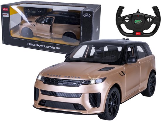Jamara RC voertuig Auto - 402244 RC Auto - Range Rover Sport SV met Handmatig Te Openen Deuren - Goud - 2,4GHz RC Model Kant en Klaar - 1:14 - Incl afstandsbediening