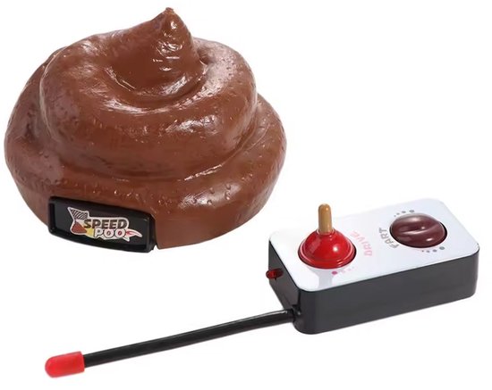 Afstandsbestuurbare Drol - Poep - Bestuurbaar - Scheet Geluid - Rijdend