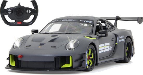 Jamara RC voertuig Auto - 402130 RC Sport Auto Porsche 911 GT2 RS Clubsport - Grijs - 2,4GHz RC Model Kant en Klaar - 1:14 Bestuurbare Auto