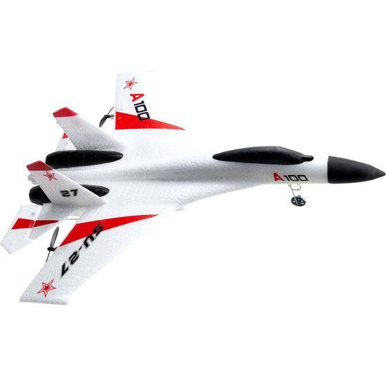 RC Vliegtuig - 4-Kanaals Radiografisch Vliegtuig - 2,4 GHz - 6-Assige Gyrostabilisator - Klaar-om-te-vliegen (RTF) - 2 Batterijen - Makkelijk te Vliegen