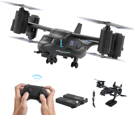 RC Helikopter - Helikopter Met Afstandsbediening - 2,4 GHz - Gyroscoop - 4-Kanaals - Opstijgen/Landen Met Eén Knop - Voor Beginners - Vanaf 8 Jaar