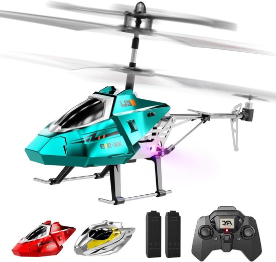 Helikopter Afstandsbestuurbaar - Afstandsbedienbare Helikopter - Voor Volwassenen En Kinderen - 2,4 Ghz RC-Vliegtuig Met LED-Verlichting - Vliegend Speelgoed - Gemakkelijk Te Besturen, Zowel Binnen Als Buiten - Helikopterdrone