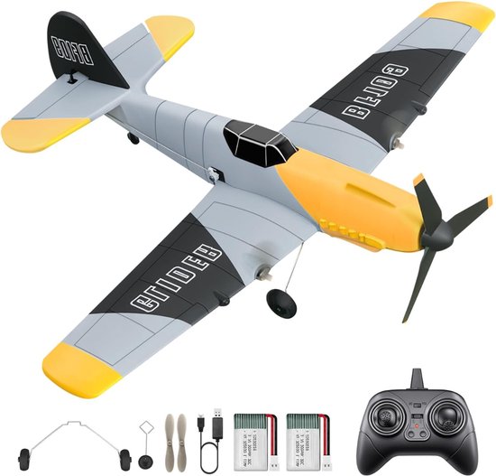 Helikopter Afstandsbestuurbaar - 3-Kanaals - RC-Vliegtuig BF-109 - Vliegklaar Op Afstand Bestuurbare Vliegtuig - 2,4 Ghz Gyrostabilisator Met 6 Assen - Gemakkelijk Te Besturen Voor Kinderen En Beginners