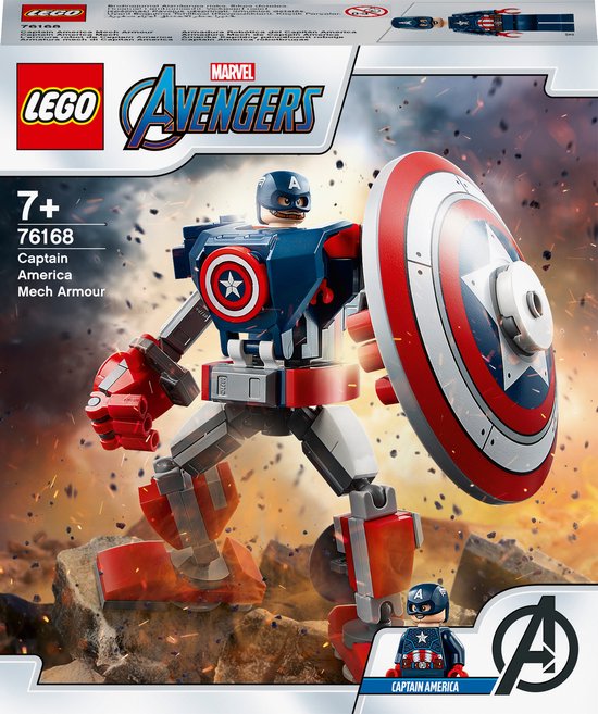 LEGO Marvel Avengers Captain America Mechapantser - 76168