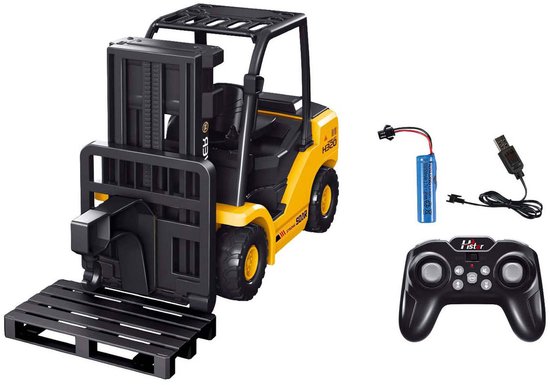 Lobbes Speelgoed BV RC Bestuurbare Heftruck - Met licht en geluid - 8+ jaar