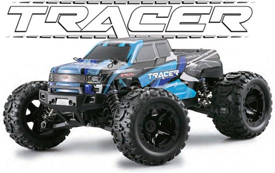FTX Tracer 1/16 4WD Monster Truck RTR - Blauw - Spatwaterdicht